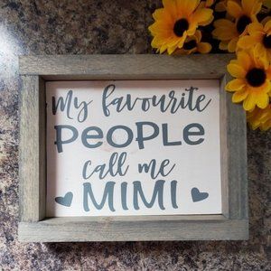 PERSONALIZED Grandparent Sign